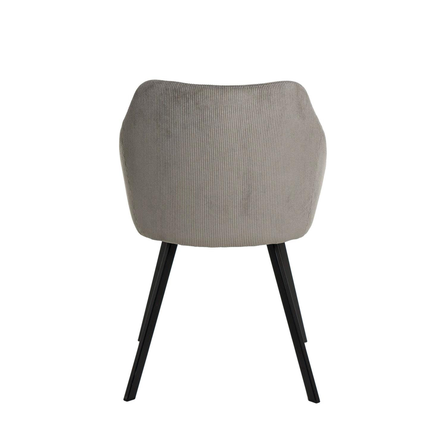 SILLA MACIE GRIS CLARO 5 SILLA MACIE GRIS CLARO - Imagen 5