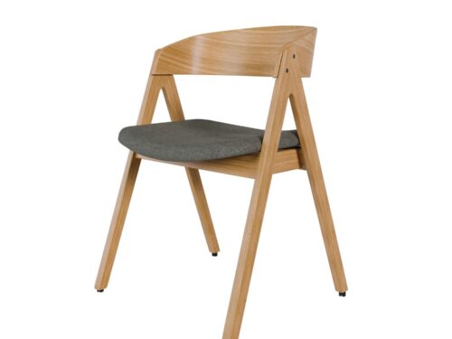 SILLA RINA ROBLE GRIS OSCURO