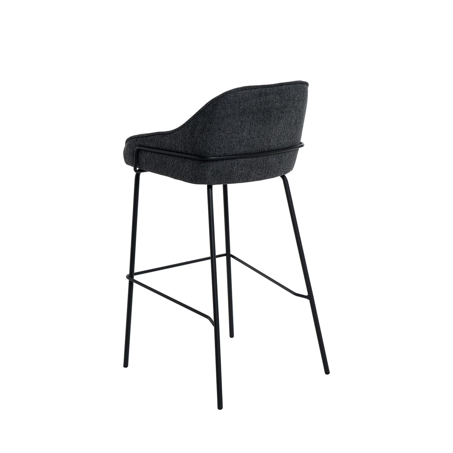 TABURETE LOUIS GRIS OSCURO 2 TABURETE LOUIS GRIS OSCURO - Imagen 2