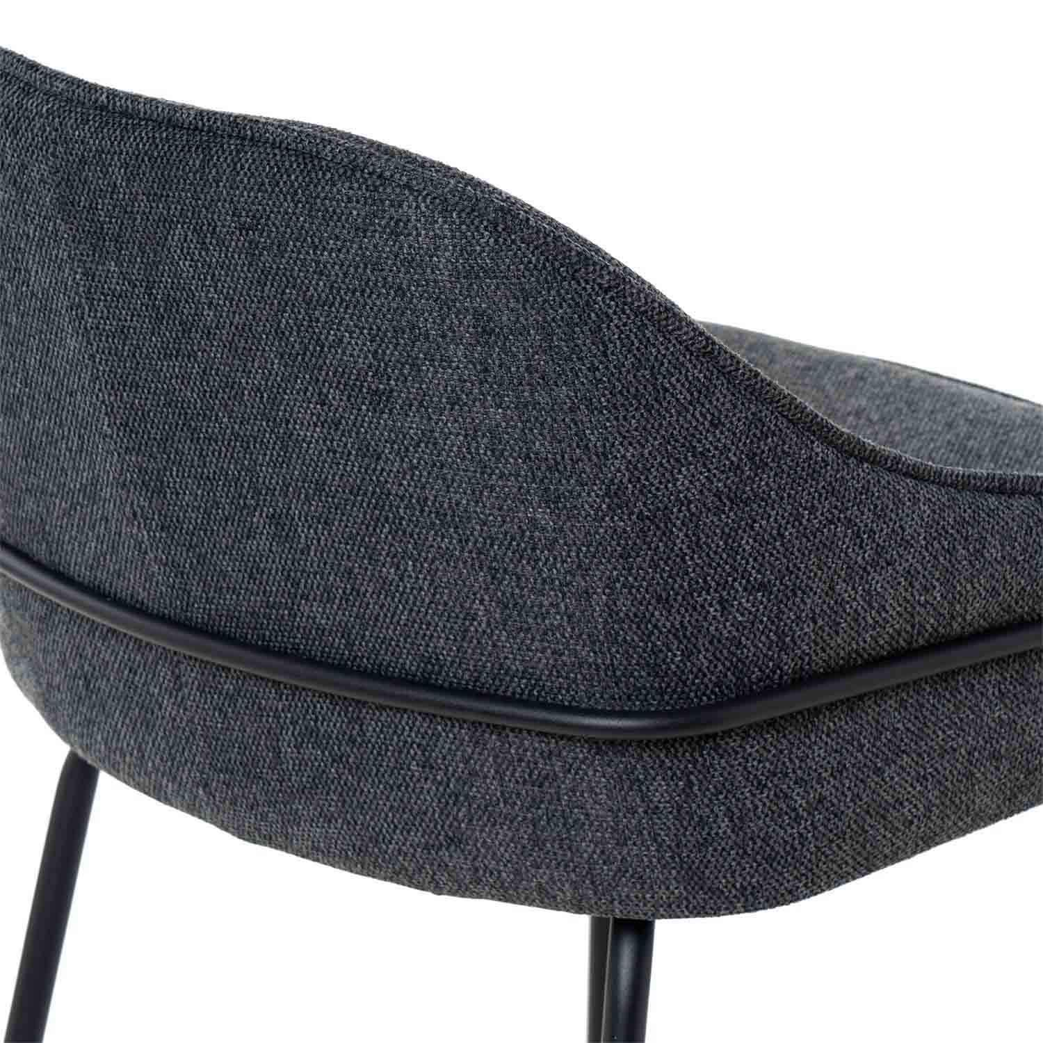 TABURETE LOUIS GRIS OSCURO 6 TABURETE LOUIS GRIS OSCURO - Imagen 6