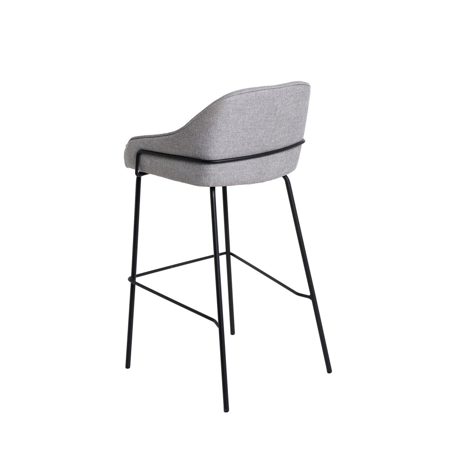 TABURETE LOUIS GRIS CLARO 2 TABURETE LOUIS GRIS CLARO - Imagen 2
