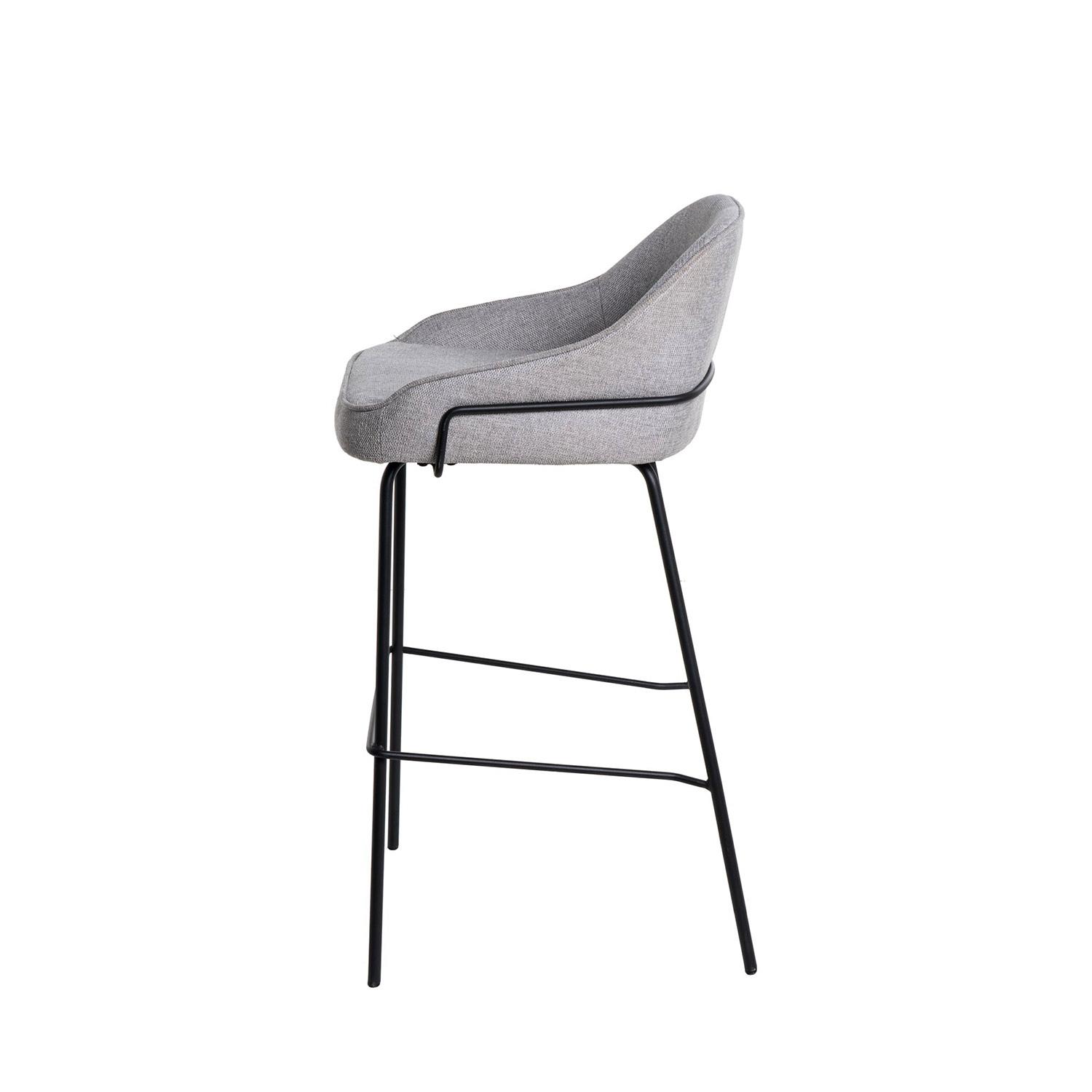 TABURETE LOUIS GRIS CLARO 3 TABURETE LOUIS GRIS CLARO - Imagen 3