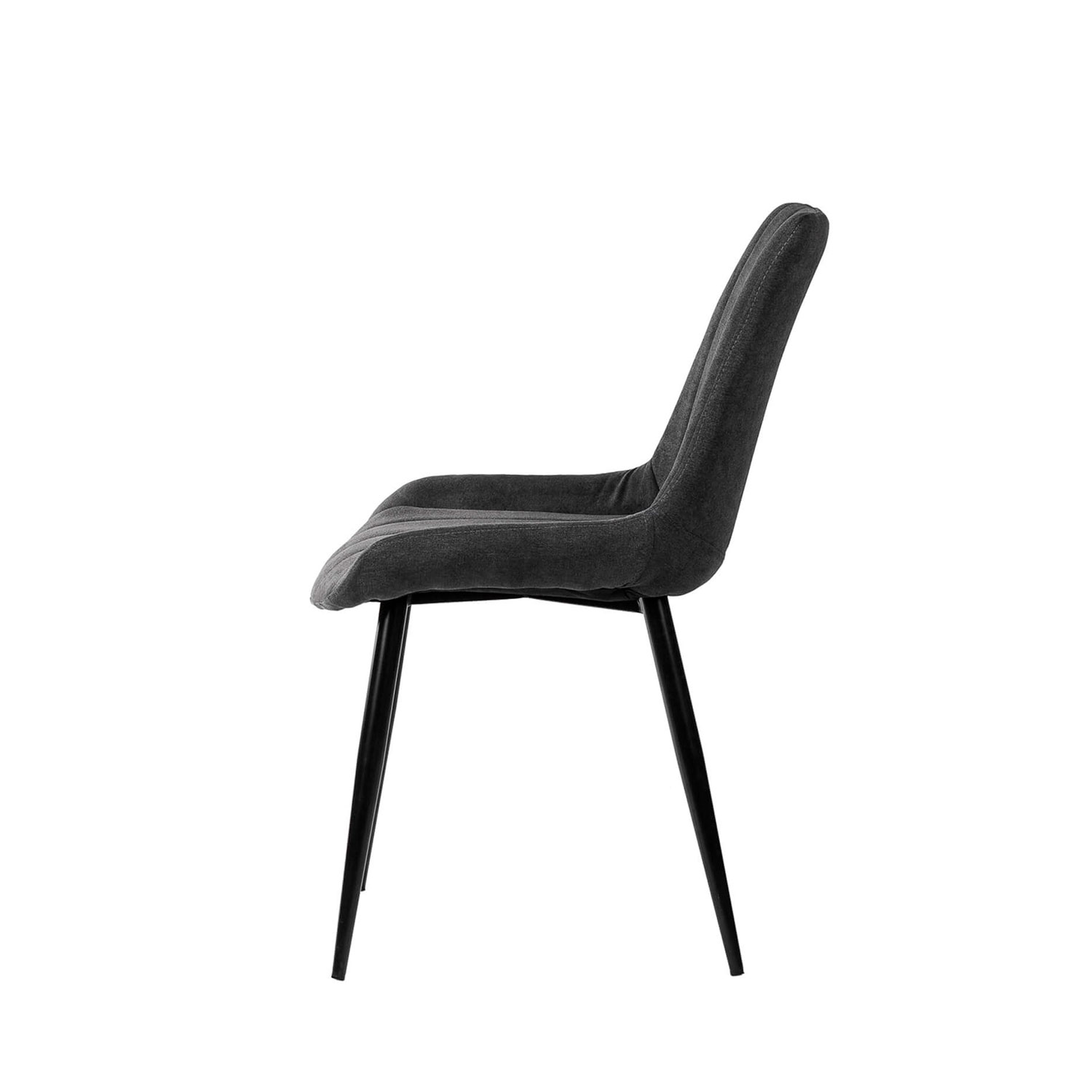 SILLA MILA GRIS DARK 2 SILLA MILA GRIS DARK - Imagen 2