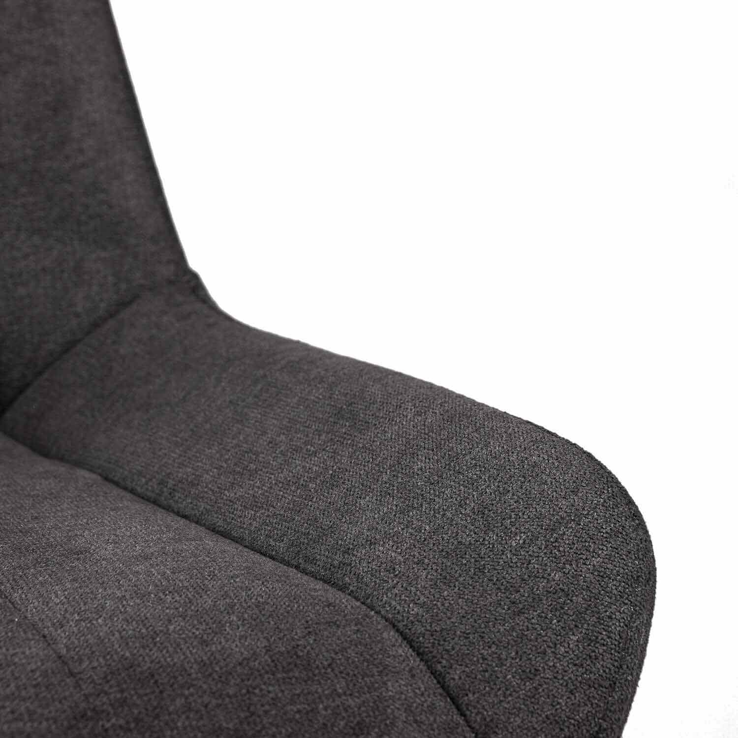SILLA MILA GRIS DARK 5 SILLA MILA GRIS DARK - Imagen 5