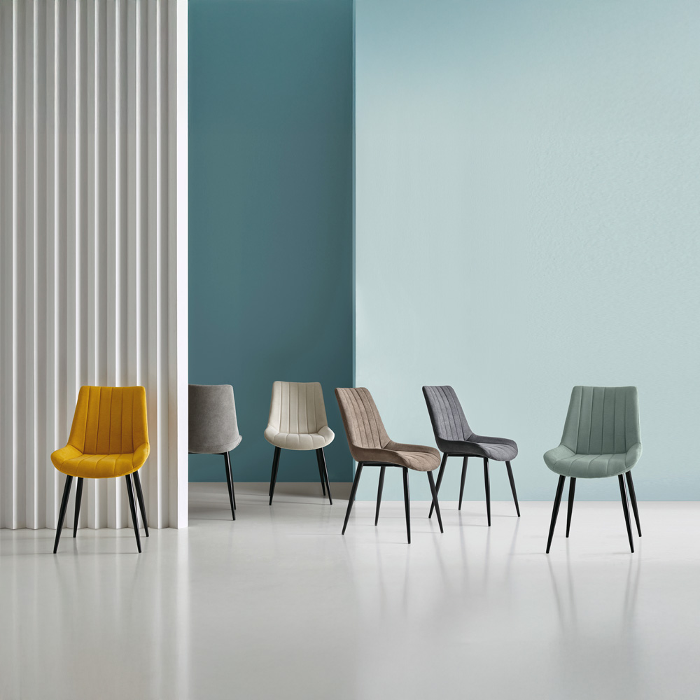 SILLA MILA GRIS DARK 6 SILLA MILA GRIS DARK - Imagen 6