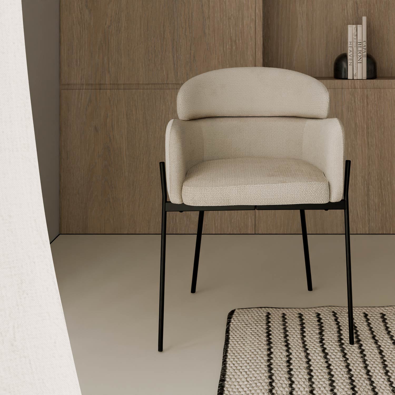 SILLA SALLY BEIGE 2 SILLA SALLY BEIGE - Imagen 2