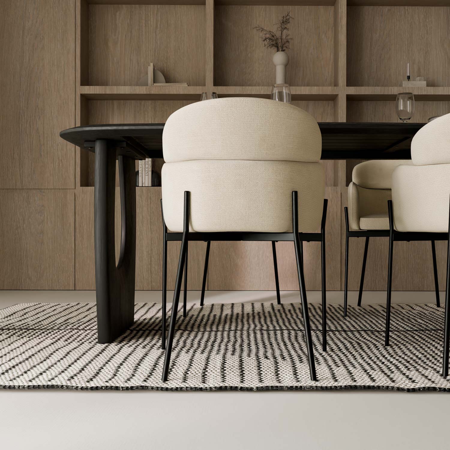 SILLA SALLY BEIGE 5 SILLA SALLY BEIGE - Imagen 5