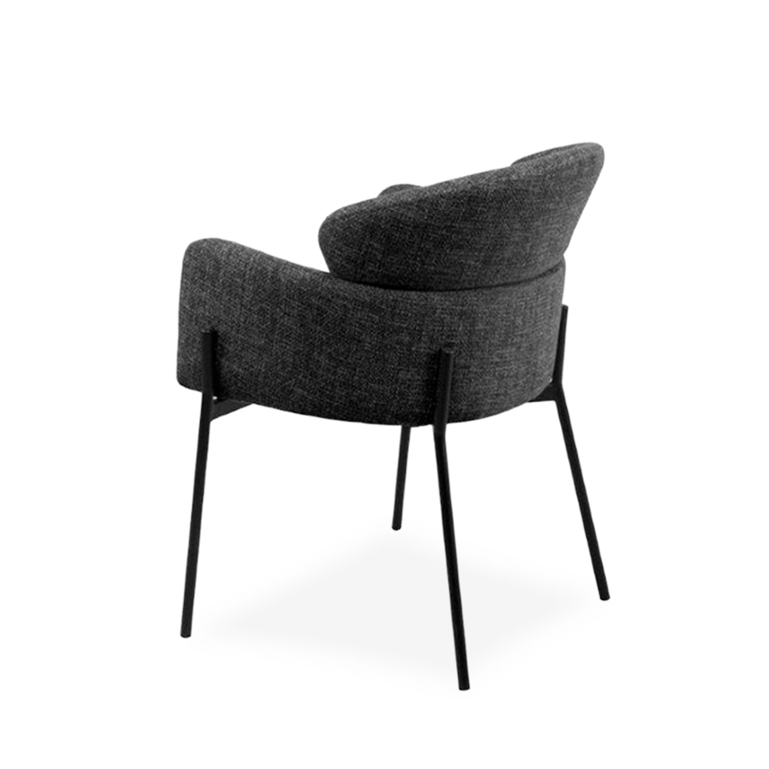 SILLA SALLY GRIS OSCURO 2 SILLA SALLY GRIS OSCURO - Imagen 2