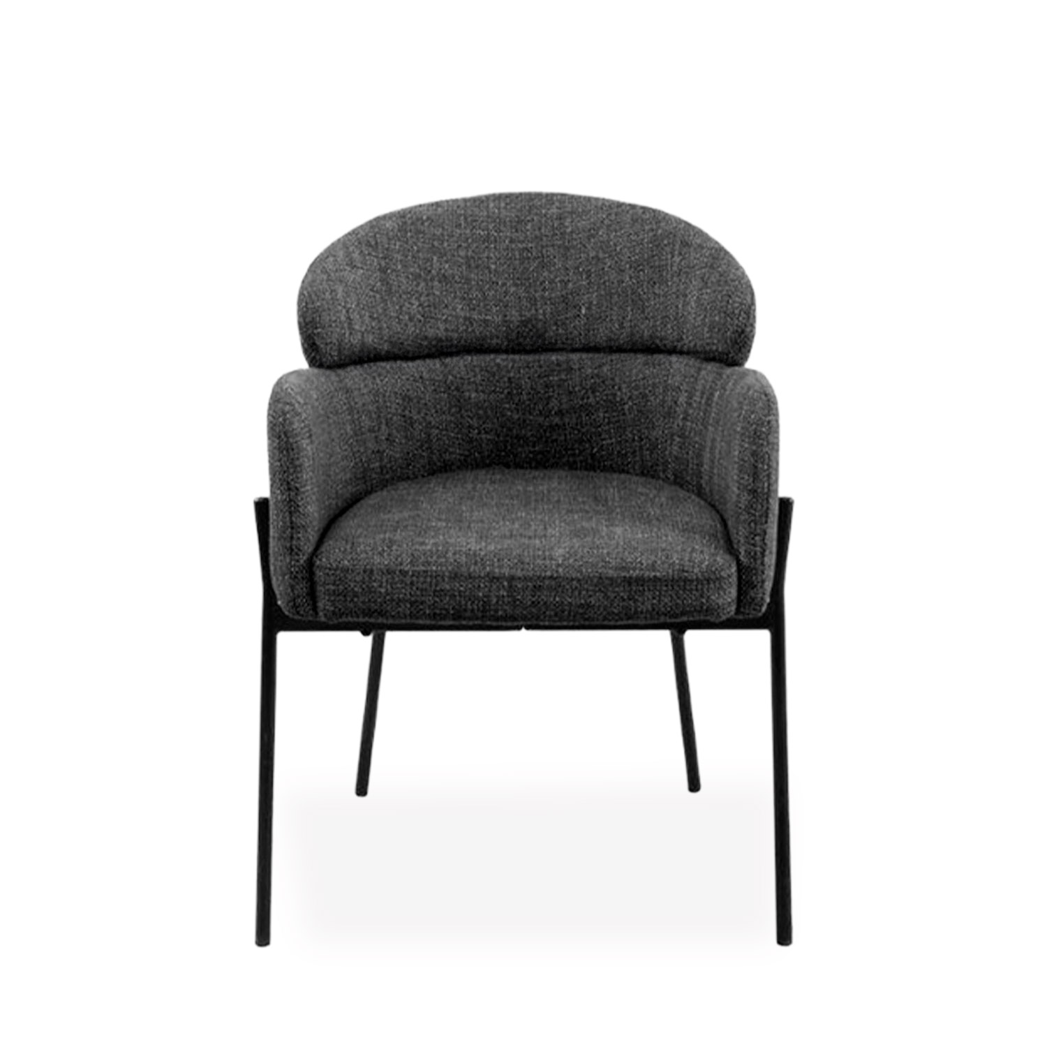 SILLA SALLY GRIS OSCURO 4 SILLA SALLY GRIS OSCURO - Imagen 4