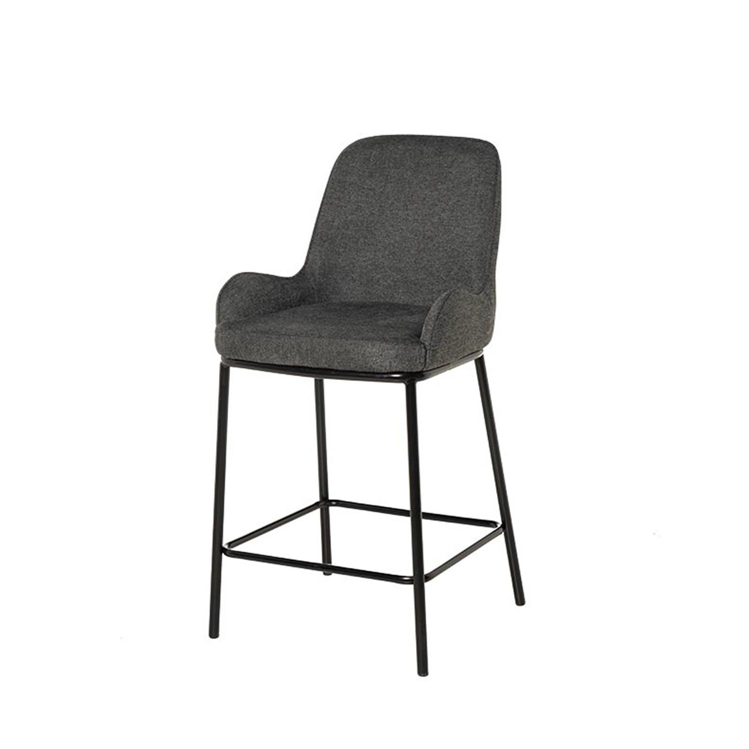 TABURETE MILTON GRIS OSCURO 1 TABURETE MILTON GRIS OSCURO