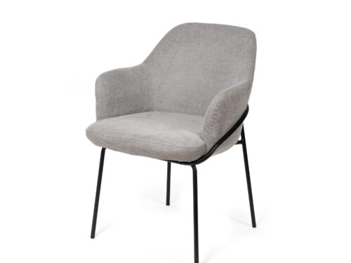 SILLA ABIGAIL GRIS CLARO