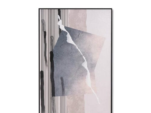 CUADRO RAYFISH 80*120 NEGRO