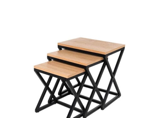 MESA CENTRO CIRO ROBLE/NEGRO