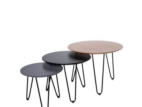SET CENTRO TADEO ROBLE+NEGRO+GRIS